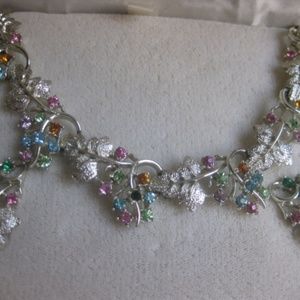 Ladies Vintage Sign Estrella Necklace and Earrings